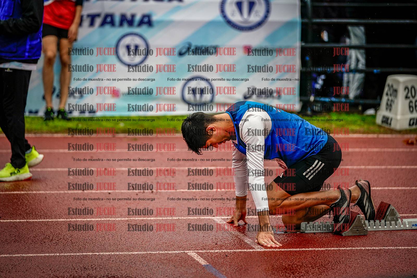 Fotos de los 400 m de varones
