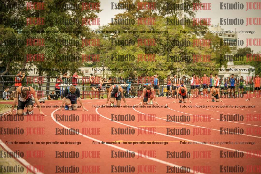 Fotos de los 200 m llanos de varones