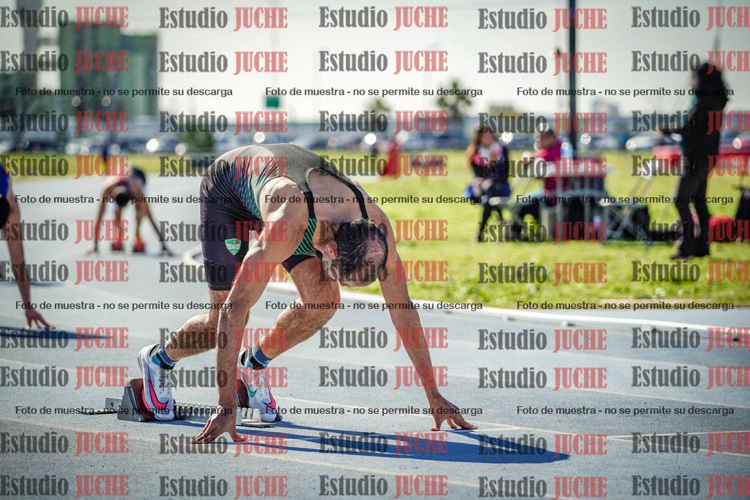 Fotos de los 400 m llanos de varones