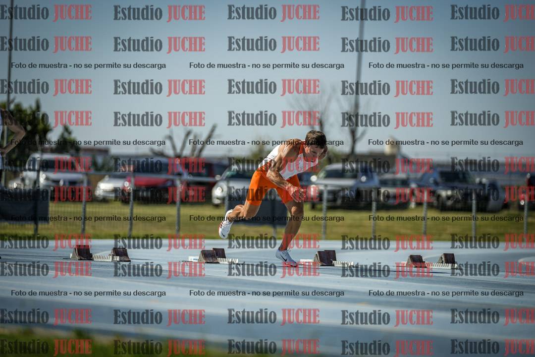 Fotos de los 100 m llanos de varones