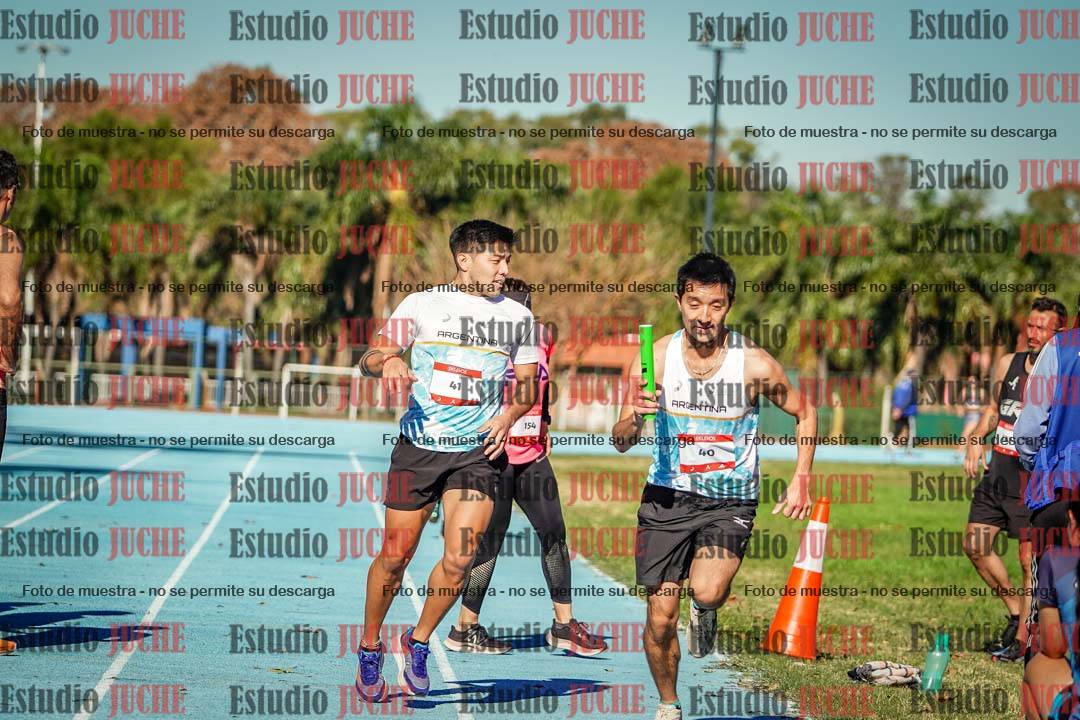 Fotos durante los relevos