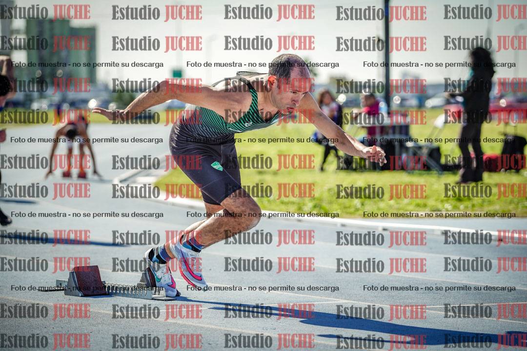 Fotos de los 400 m llanos de varones