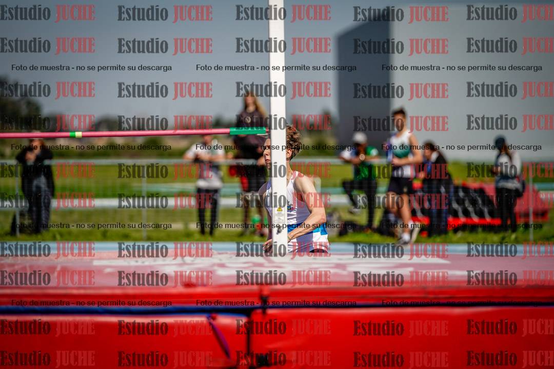 Fotos del salto en alto de varones