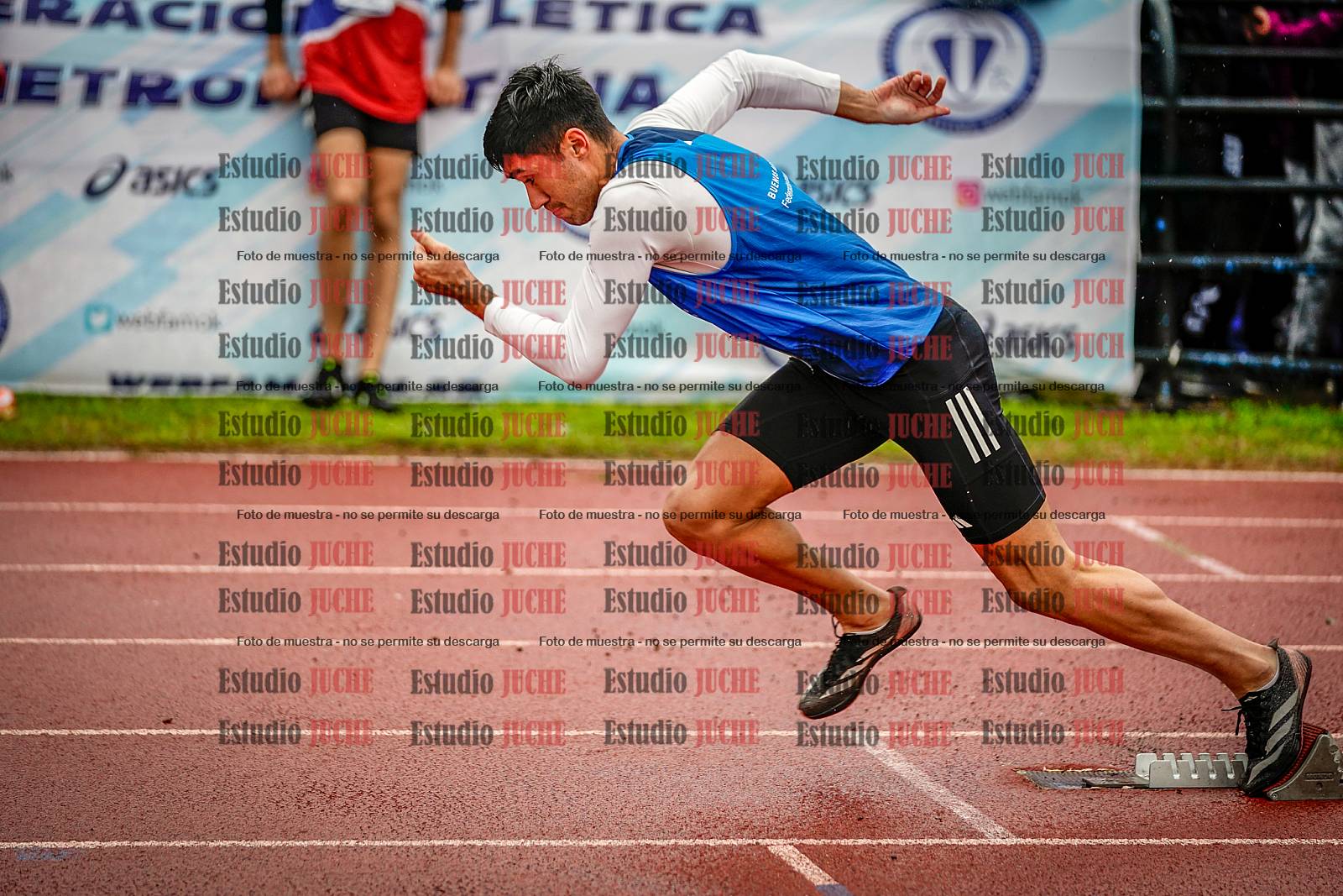 Fotos de los 400 m de varones
