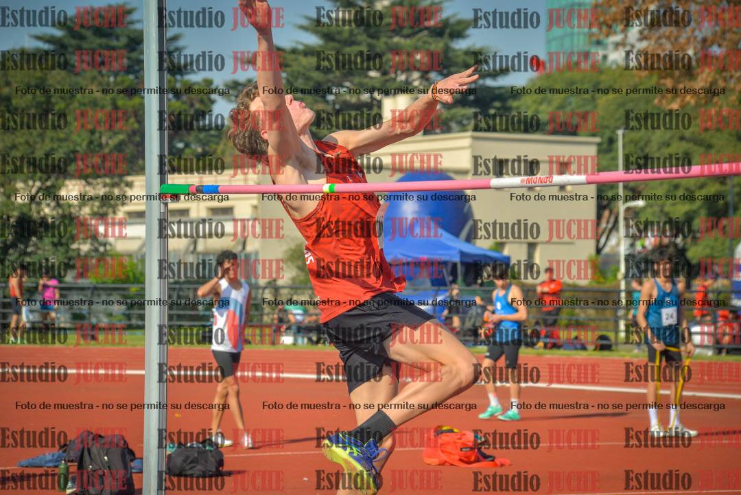 Fotos del salto en alto de varones