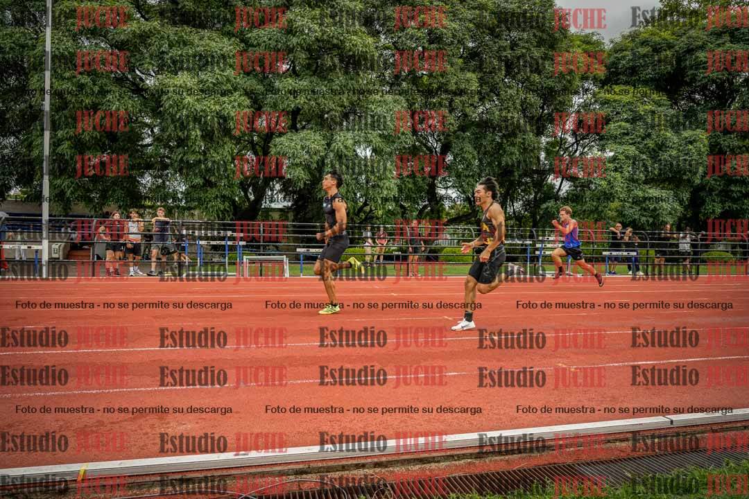 Fotos de los 100 m llanos de varones
