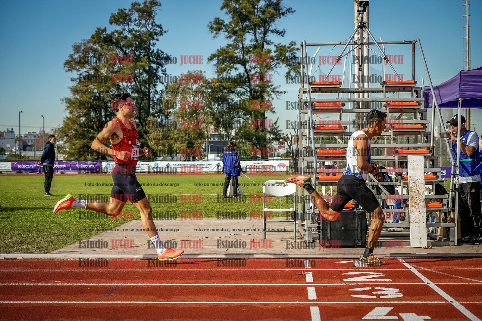 Fotos de los 800 m de varones