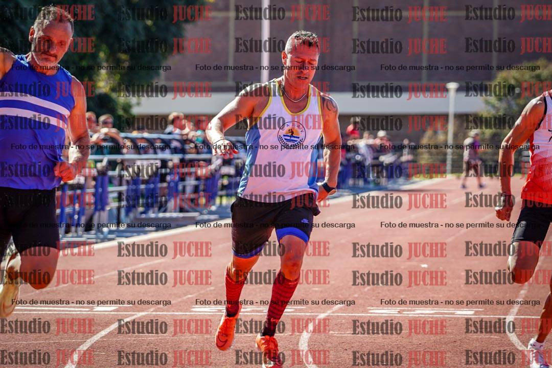 Fotos de los 100 m llanos de varones