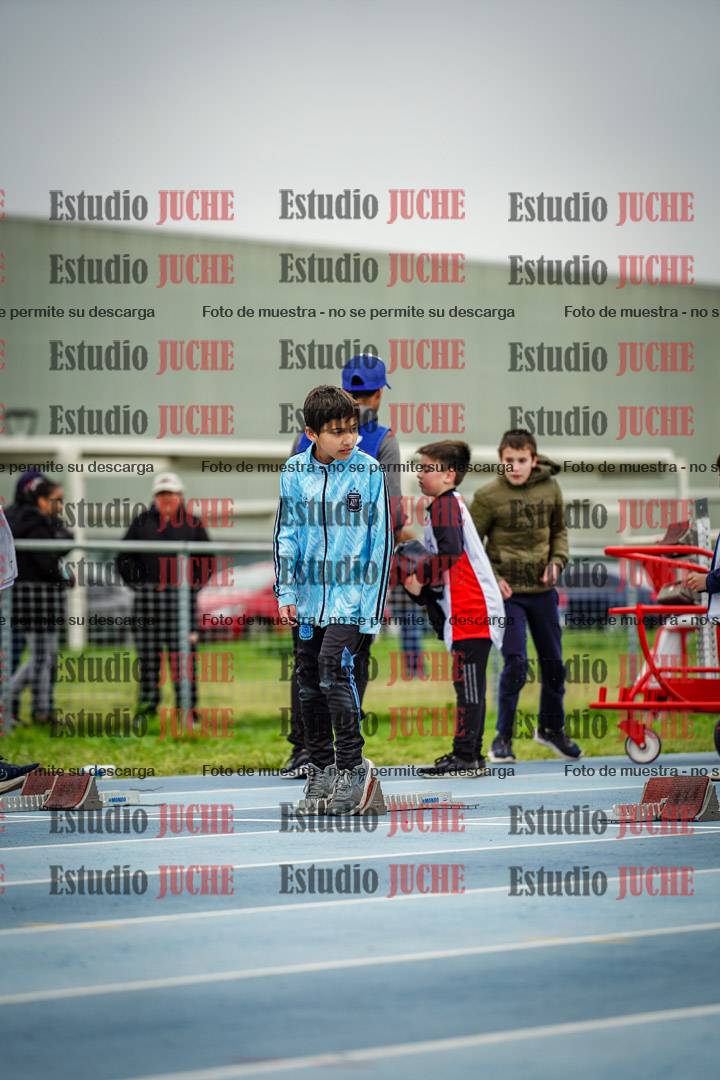 Fotos de los 50 m llanos de varones - U12