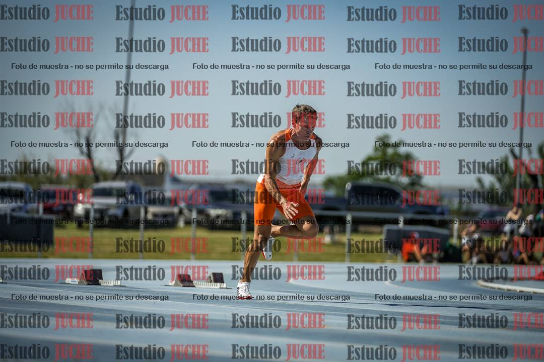 Fotos de los 100 m llanos de varones