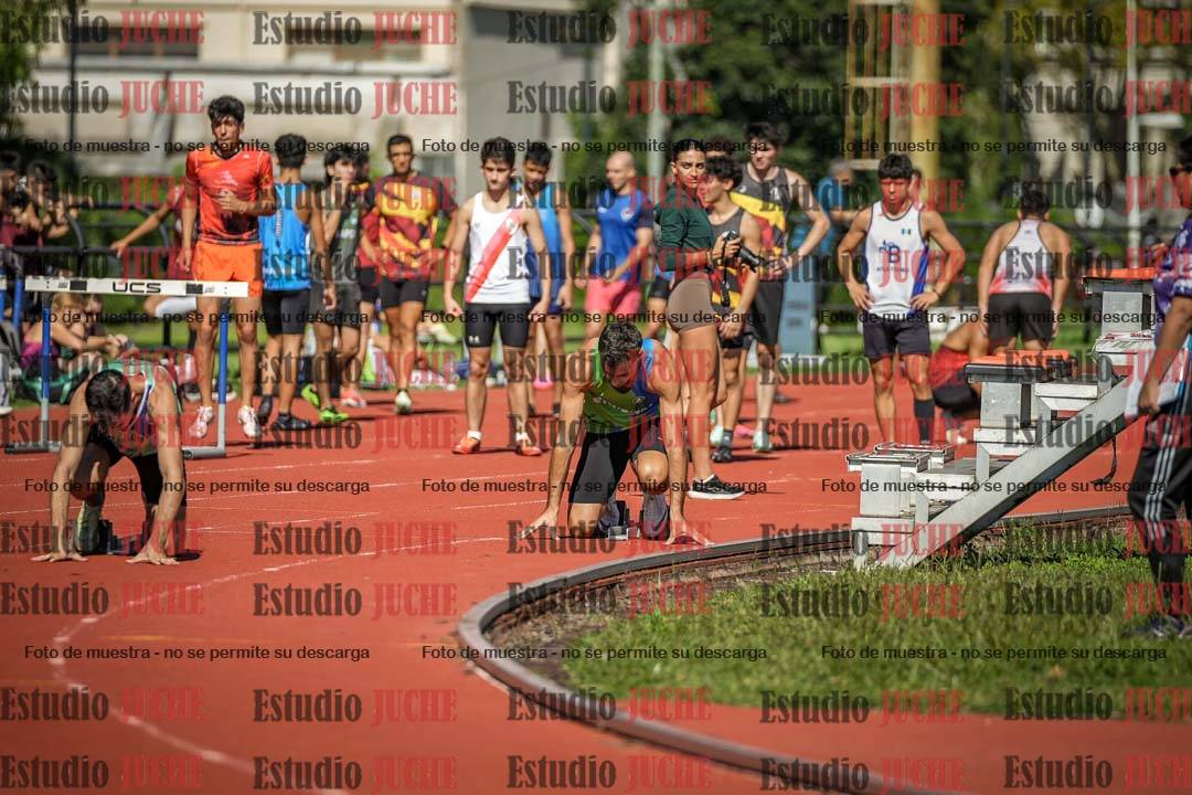 Fotos de los 200 m llanos de varones