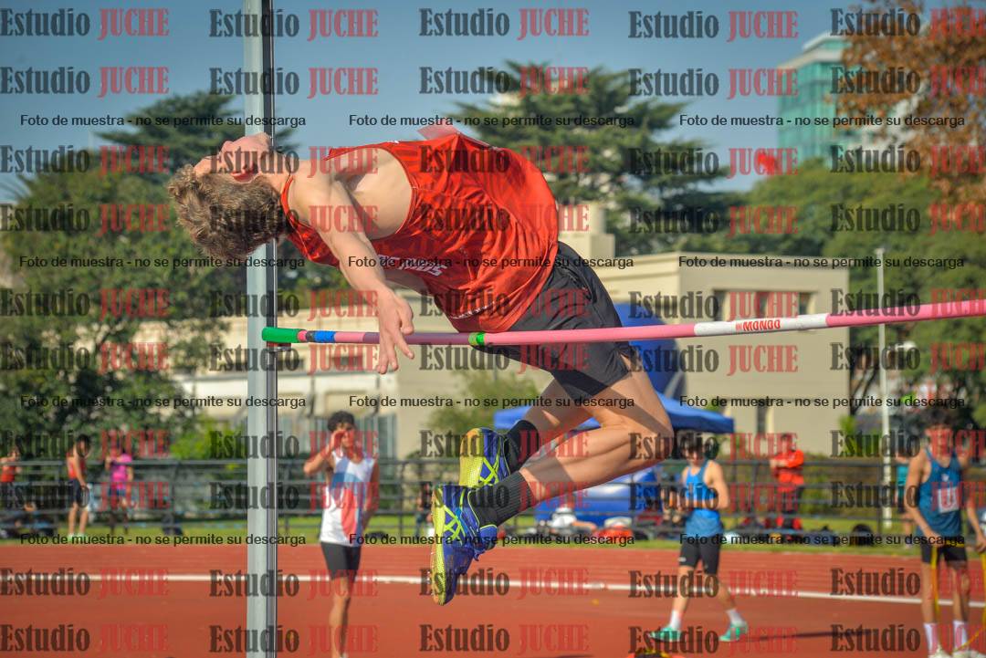 Fotos del salto en alto de varones