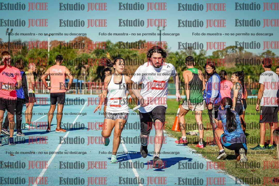 Fotos durante los relevos