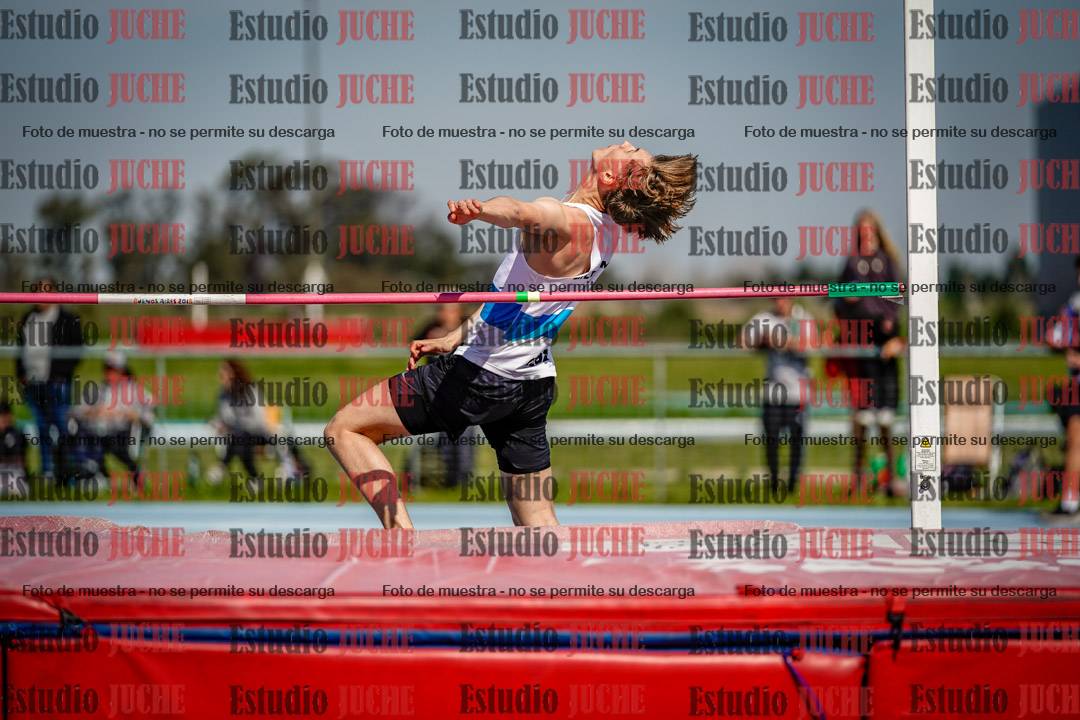 Fotos del salto en alto de varones