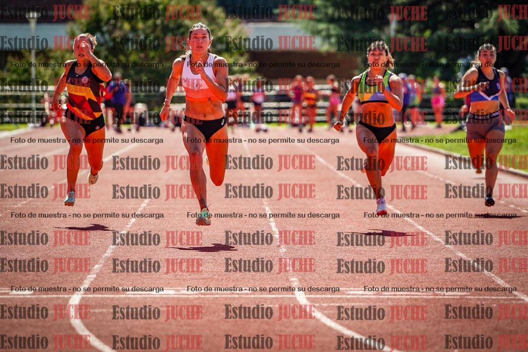 Fotos de los 100 m llanos de mujeres