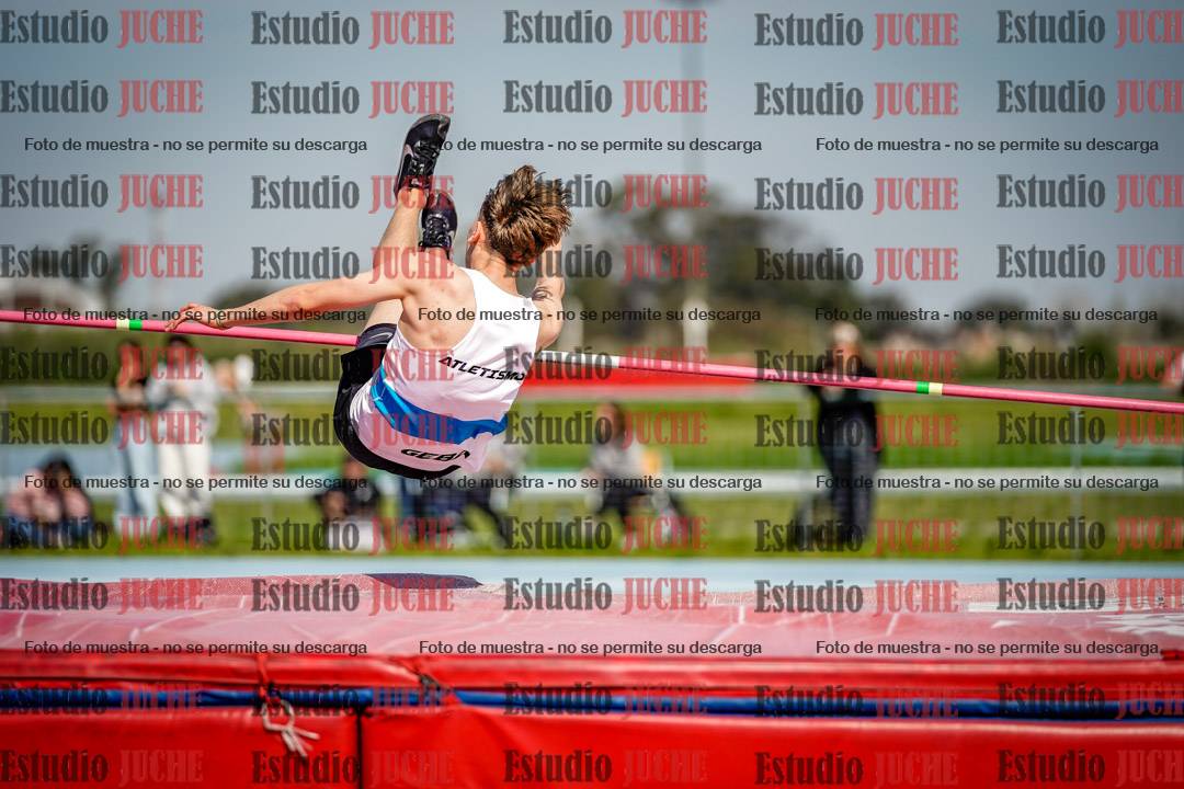Fotos del salto en alto de varones