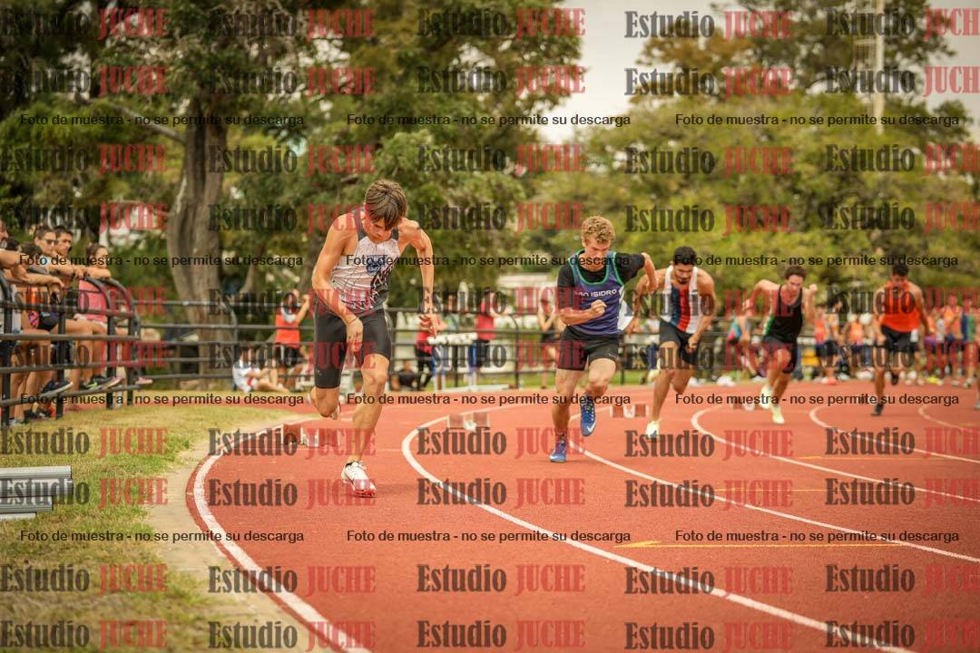 Fotos de los 200 m llanos de varones