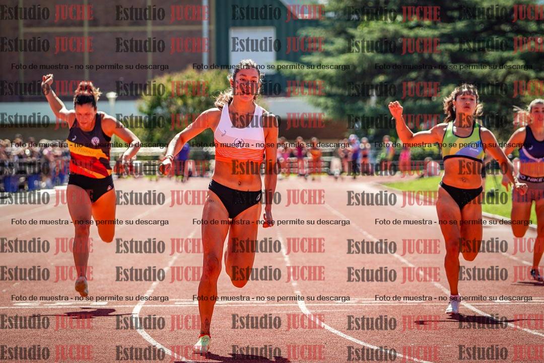 Fotos de los 100 m llanos de mujeres