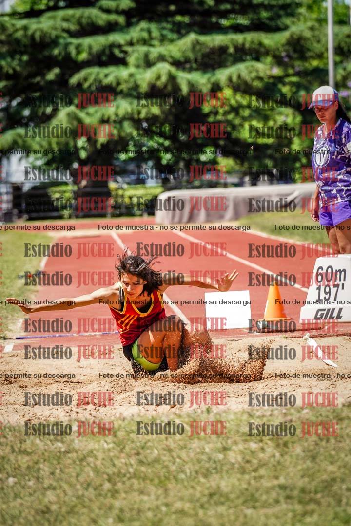 Fotos del salto en largo de mujeres - U14