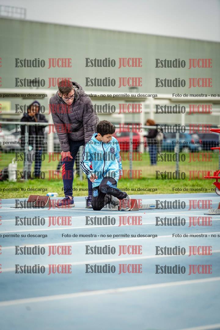 Fotos de los 50 m llanos de varones - U12