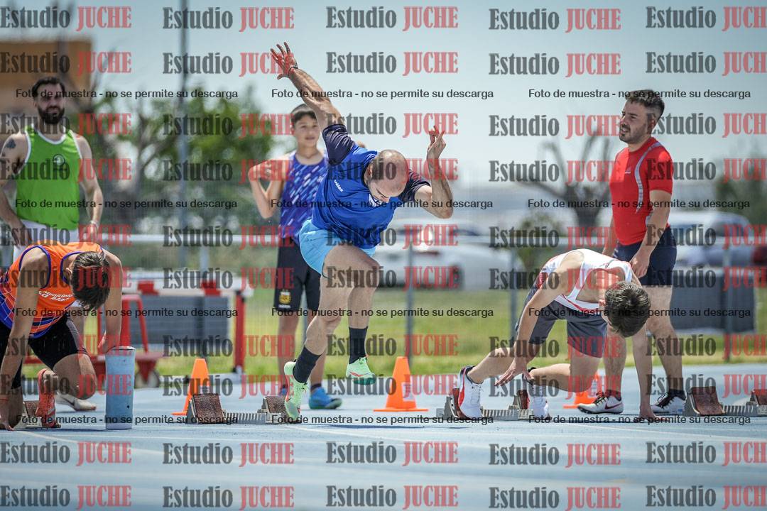 Fotos de los 100 m llanos de varones
