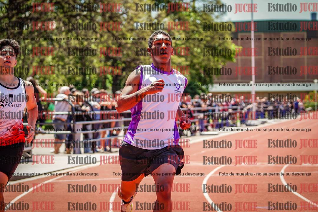 Fotos de los 100 m llanos de varones
