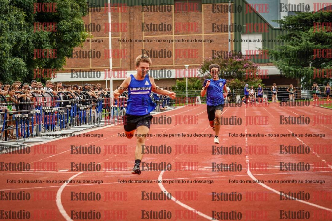 Fotos de los 100 m llanos de varones
