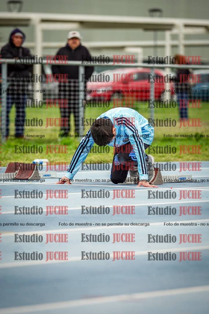 Fotos de los 50 m llanos de varones - U12