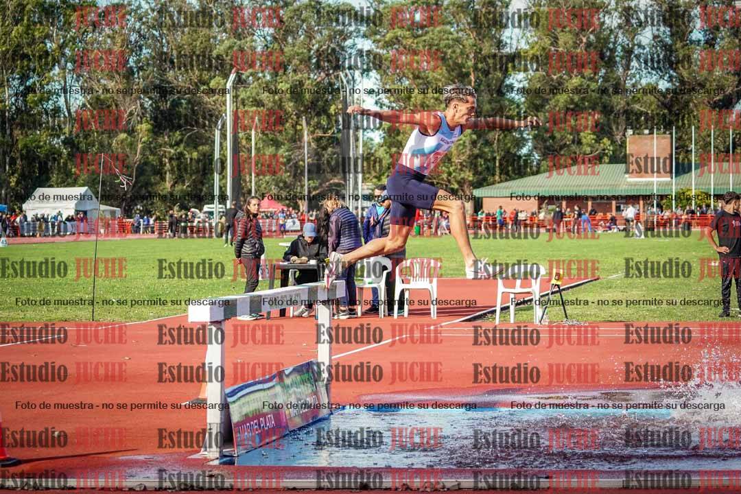 Fotos de los 3000 m con obstáculos de varones