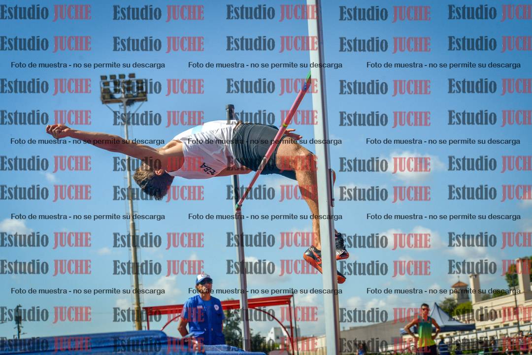 Fotos del salto en alto de varones