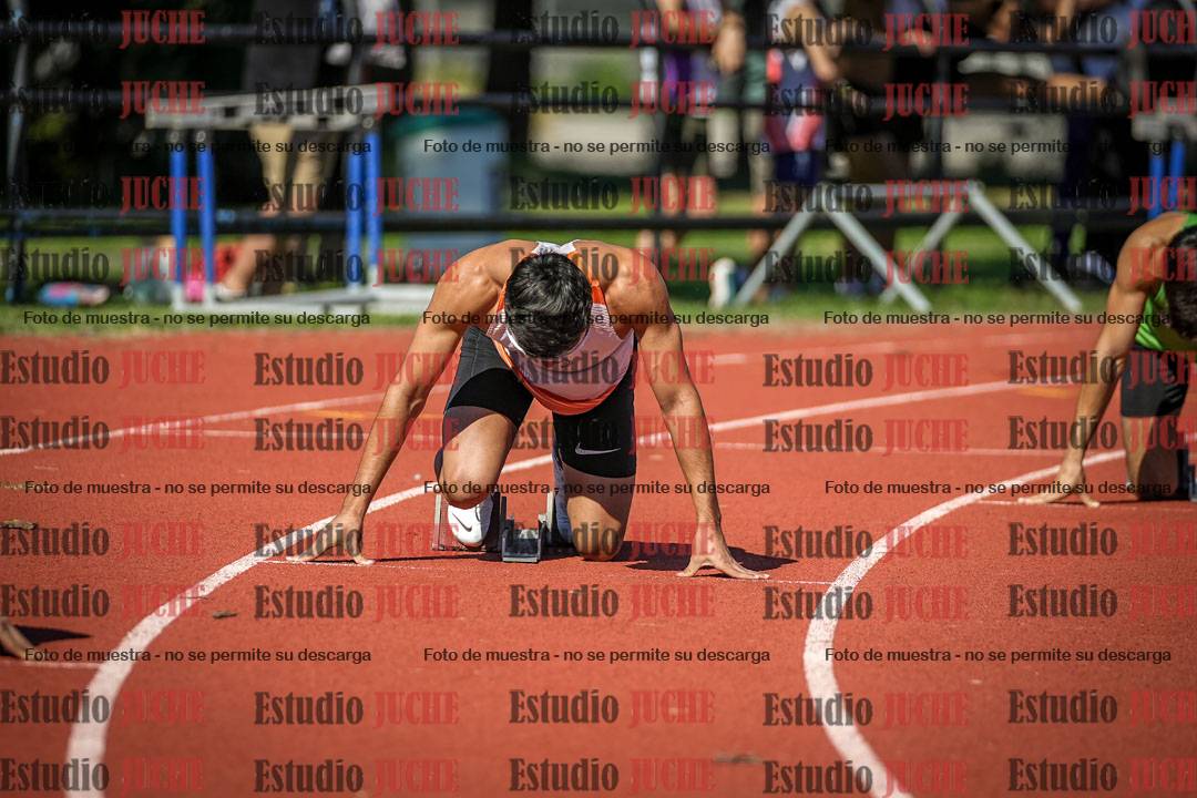 Fotos de los 200 m llanos de varones