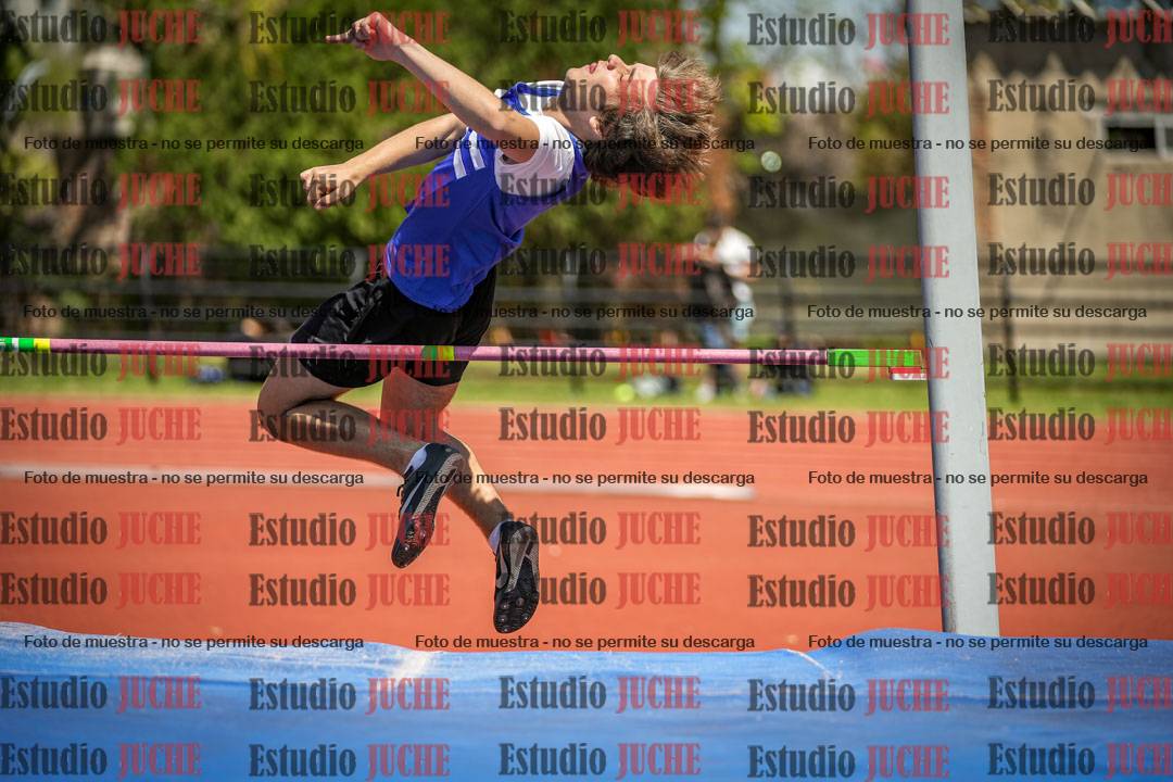 Fotos del salto en alto de varones - octatlón