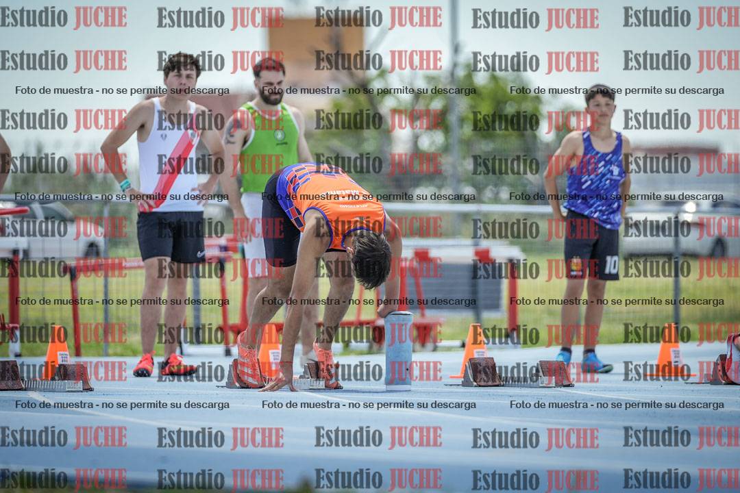Fotos de los 100 m llanos de varones