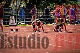 Fotos de los 100 m llanos de varones