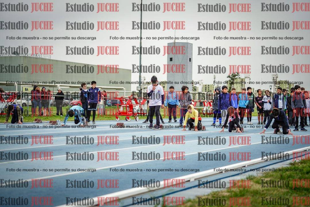 Fotos de los 50 m llanos de varones - U12