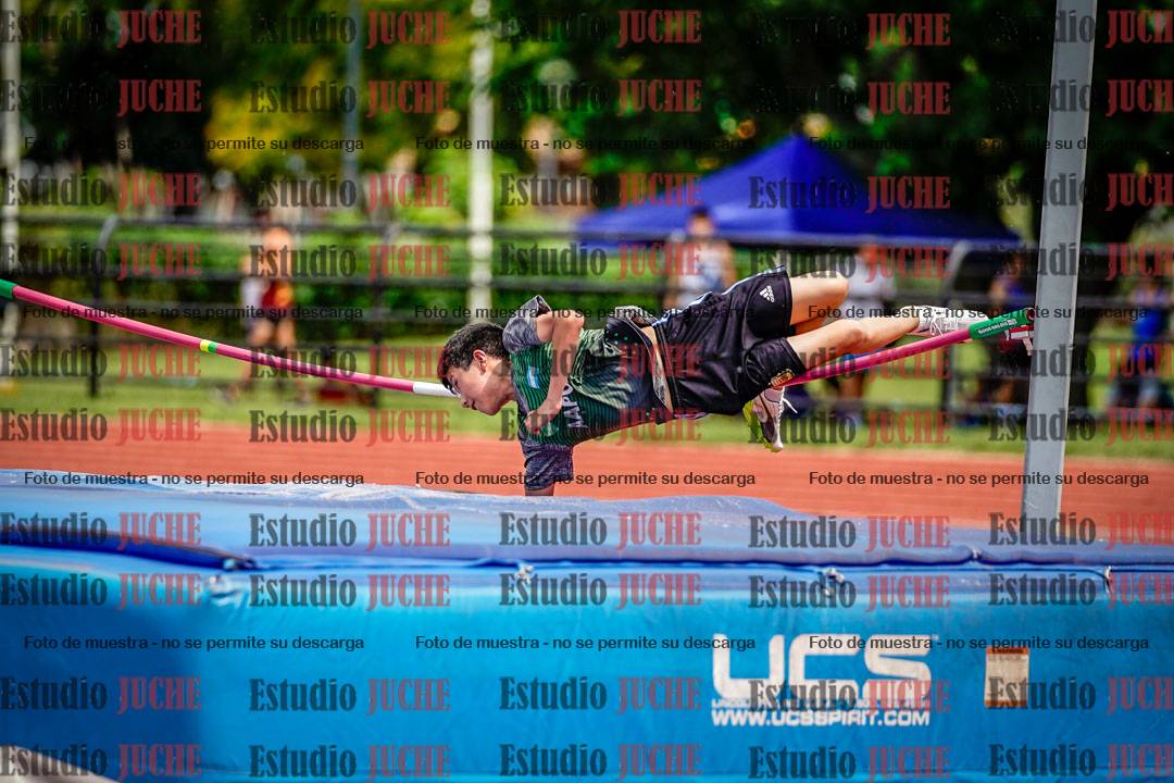 Fotos del salto en alto de varones
