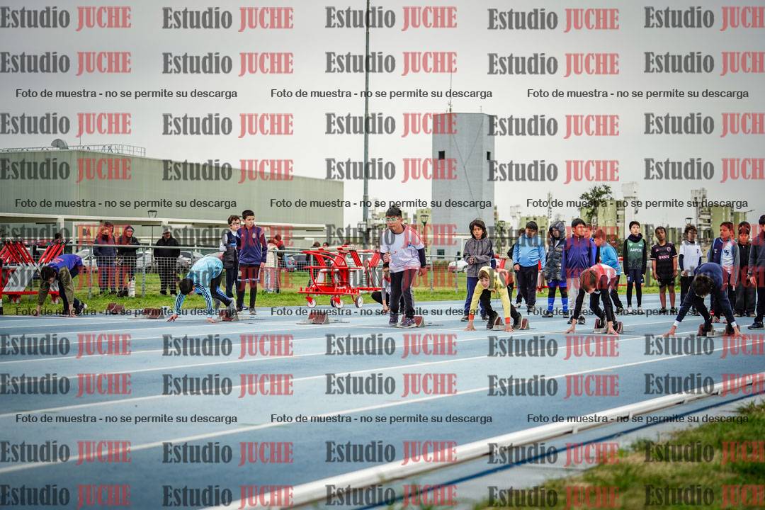 Fotos de los 50 m llanos de varones - U12