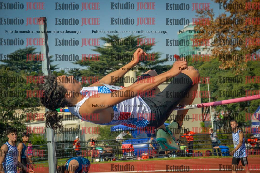 Fotos del salto en alto de varones