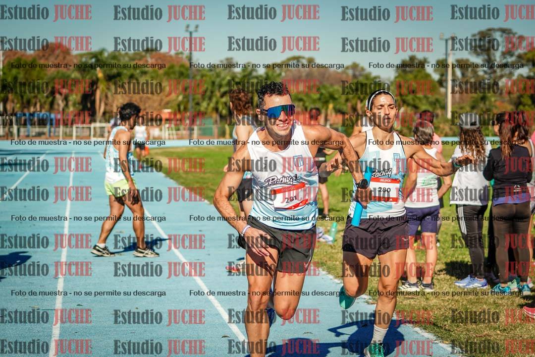 Fotos durante los relevos