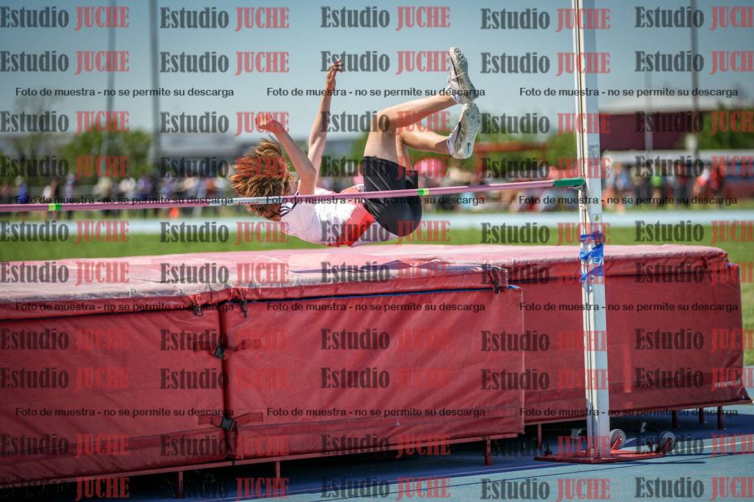 Fotos del salto en alto de varones - U14