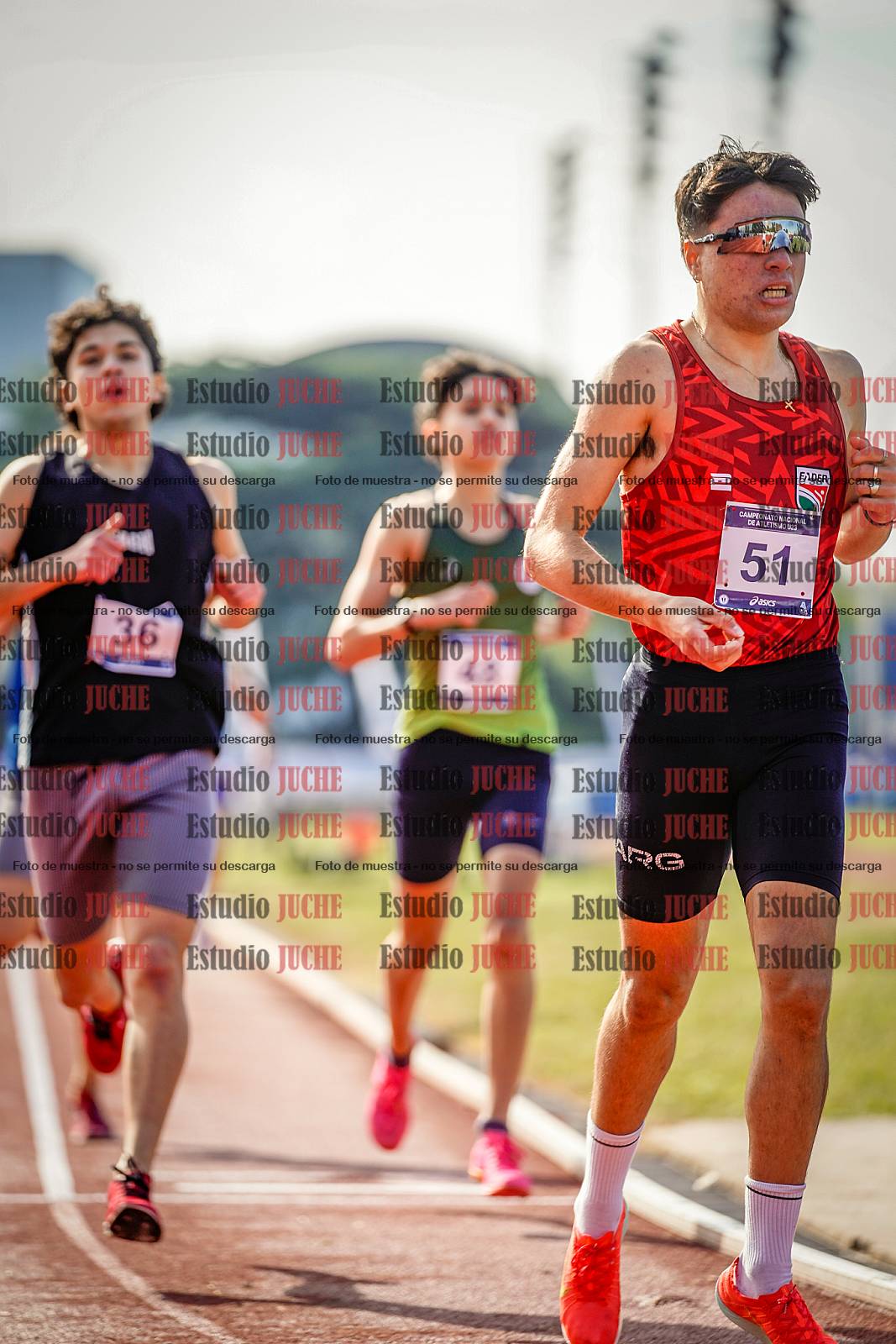 Fotos de los 800 m de varones