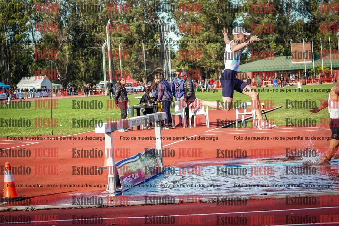 Fotos de los 3000 m con obstáculos de varones