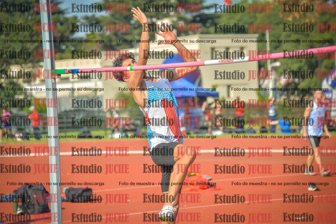 Fotos del salto en alto de varones
