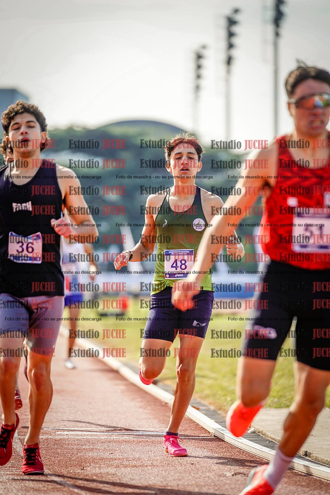 Fotos de los 800 m de varones