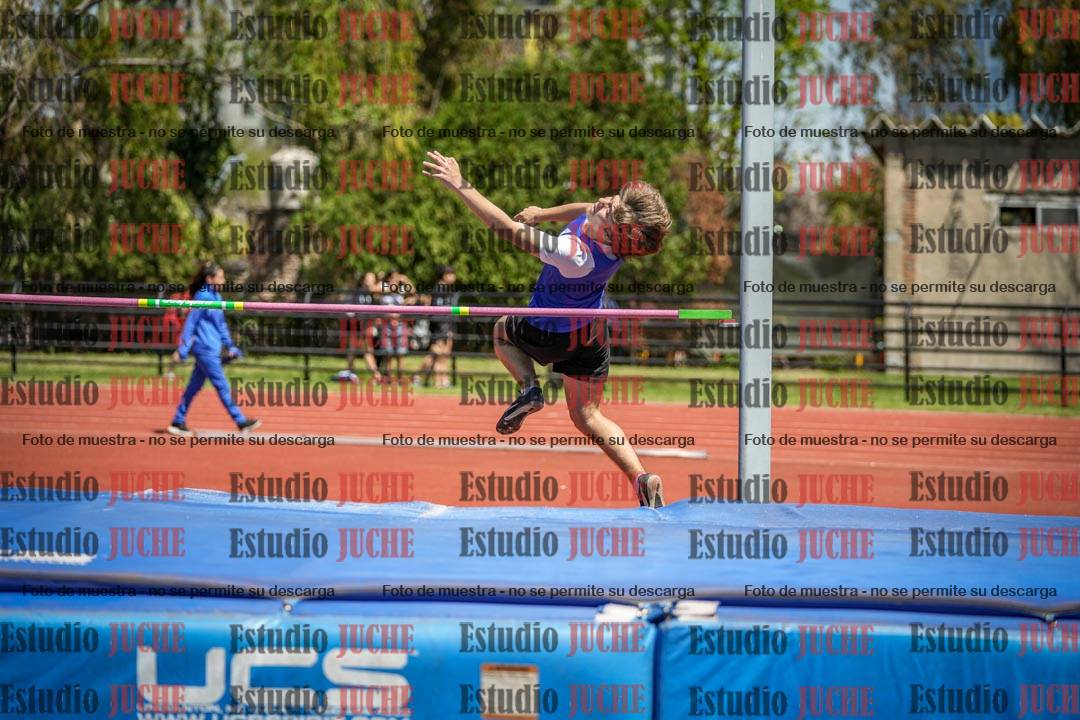 Fotos del salto en alto de varones - octatlón