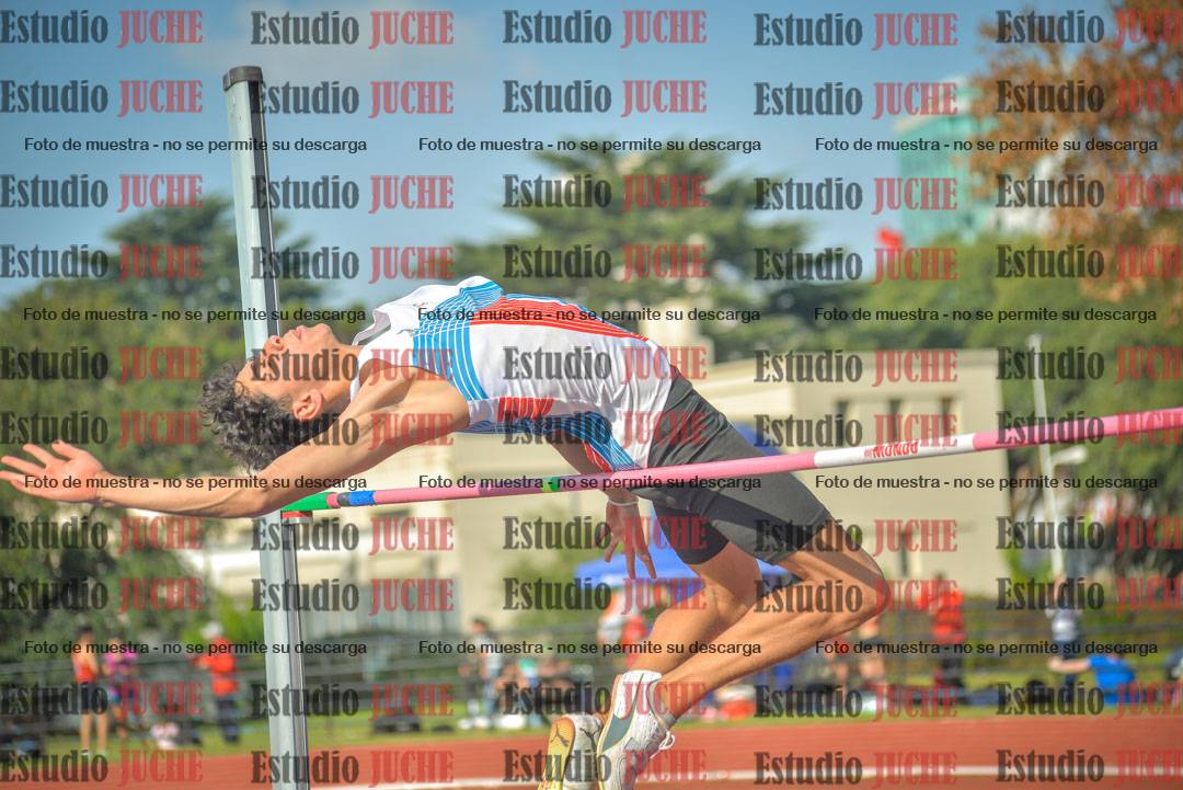 Fotos del salto en alto de varones