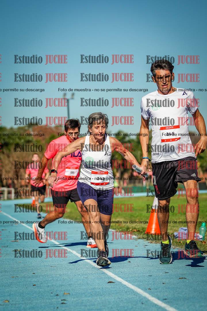 Fotos durante los relevos