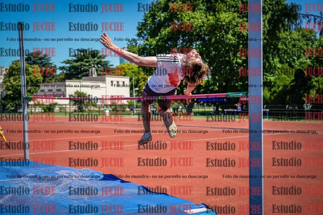 Fotos del salto en alto de varones