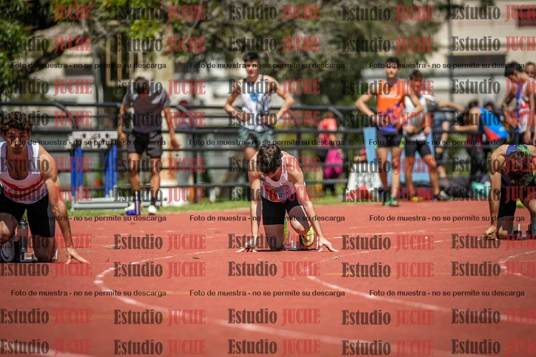 Fotos de los 200 m llanos de varones