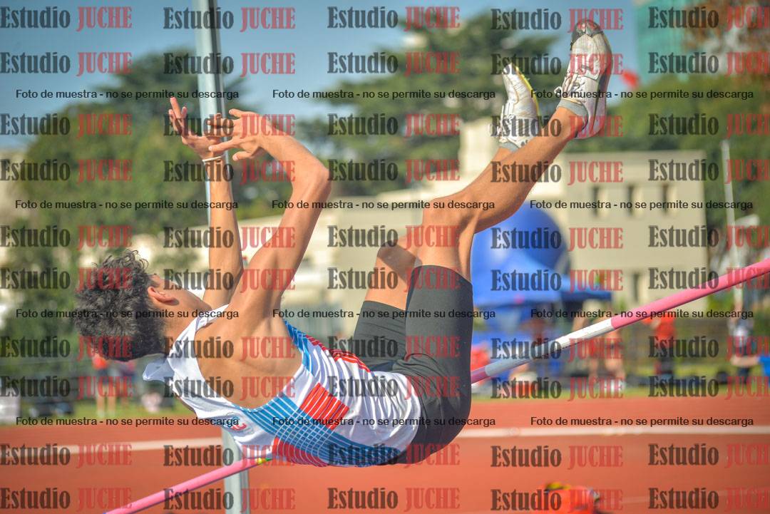 Fotos del salto en alto de varones
